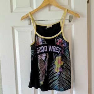 Good Vibes Tropical Tank Top